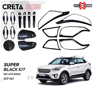 Hyundai Creta 2015 hybrid super black combo kit