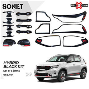 Kia Sonet hybrid kit super black finish