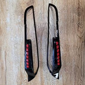 Black Finish Head Lamp Garnish for Renault Kiger