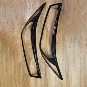 Black Finish Head Lamp Garnish for Toyota Innova Crysta