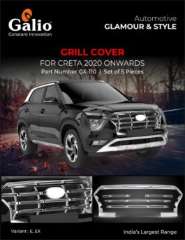 Chrome Finish Front Grill Garnish for Hyundai Creata