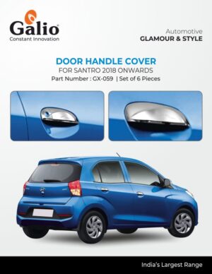 Chrome Finish Door Handle Cover for Hyundai Santro