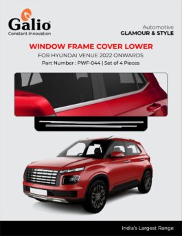 Chrome Finish Window Frame Cover Lower for Hyundai Venue
