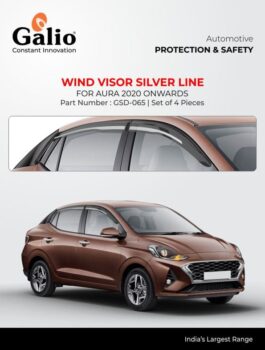 Chrome Finish Door Visor for Hyundai Aura