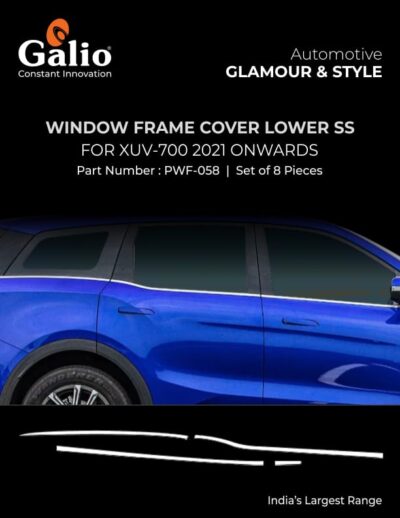 chrome finish Window Frame Cover Lower for Mahindra XUV 700