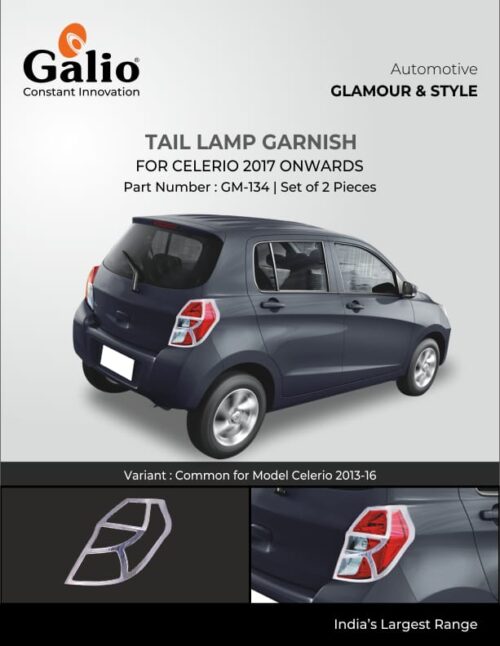 Maruti Suzuki Celerio Chrome Finish Tail Lamp Garnish