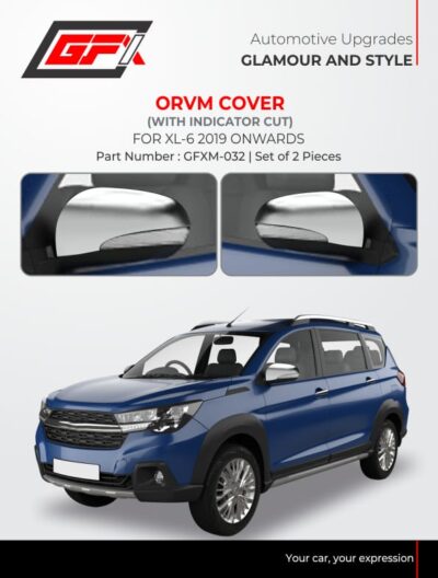 Maruti Suzuki XL6 Chrome Finish Integrated Blinking ORVM Cover
