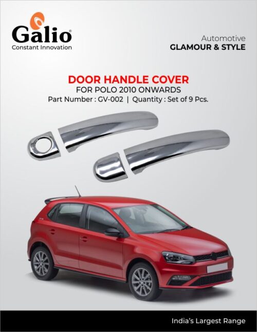Chrome Finish Door Handle Cover for Volkswagen Polo