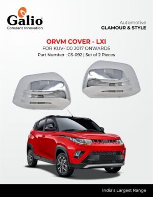 chrome finish Mahindra KUV 100 ORVM Cover
