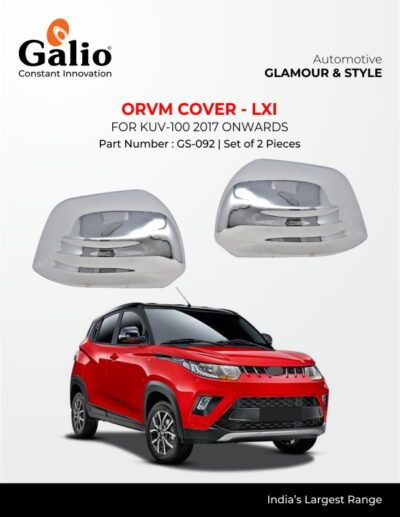 chrome finish Mahindra KUV 100 ORVM Cover