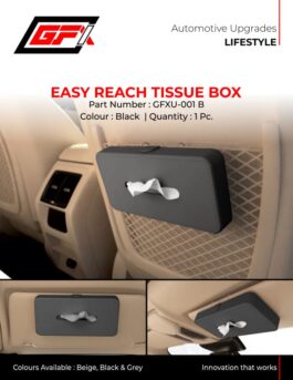 easy reach leather black tissue box for all car