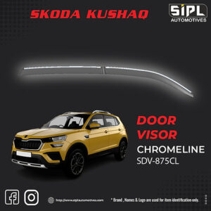 Chrome Line Door Visor for Skoda Kushaq