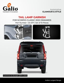 Mahindra Scorpio Classic Chrome Finish Tail Lamp Garnish