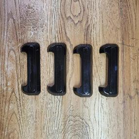 black Finish Door Handle Garnish for Mahindra Bolero