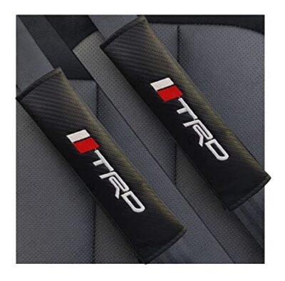 Padding Carbon Fiber Leatherite Seat Belt