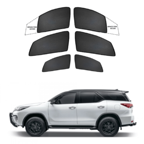 Black Sun shade window for Toyota Fortuner