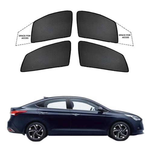 Black Sun Shade window for Hyundai Verna