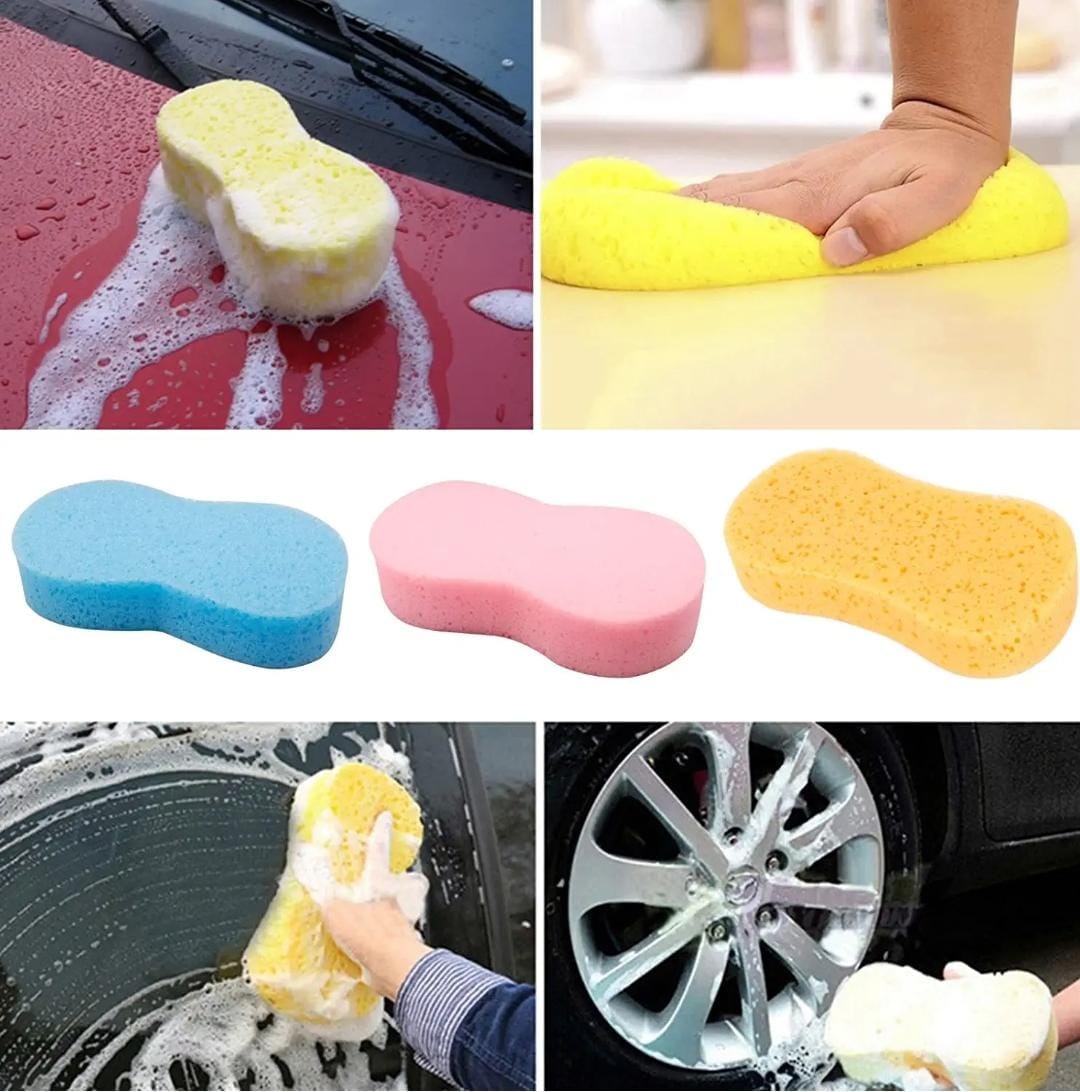 Buy Compressed Sponge for Washing Cars - Superfluous Mart