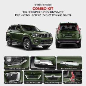 Mahindra Scorpio-N Combo Kit - Chrome Finish