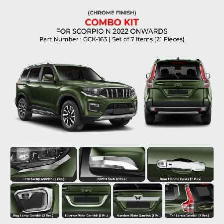 Mahindra Scorpio-N Combo Kit - Chrome Finish