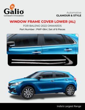 Aluminium Maruti Suzuki Baleno Window Frame Cover Lower Kit