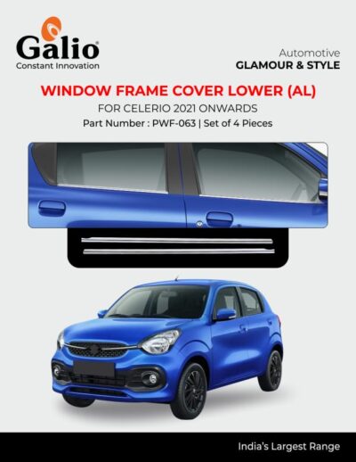 Aluminium Maruti Suzuki Celerio Window Frame Cover Lower Kit
