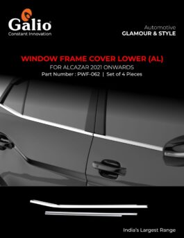 Aluminium Hyundai Alcazar Window Frame Cover Lower Kit