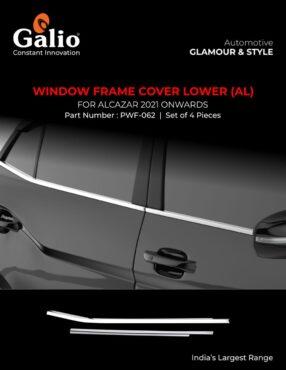 Aluminium Hyundai Alcazar Window Frame Cover Lower Kit