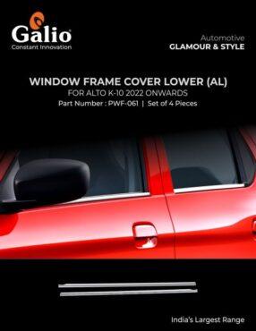 Maruti Suzuki Alto K 10 Window Frame Cover Lower Kit - Aluminium
