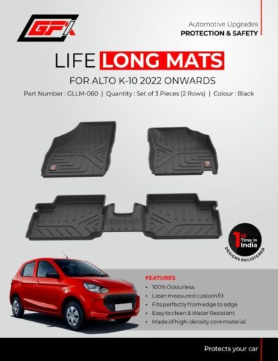 life long floor mats for Maruti Suzuki Alto k10