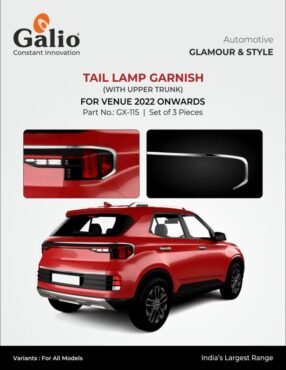 Hyundai Venue Tail Lamp Garnish - Chrome Finish