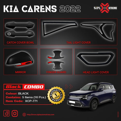 Kia Carens Combo Kit Super Black Finish