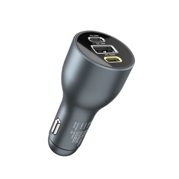 Car Power 120 Fast Car Charger with Triple Port