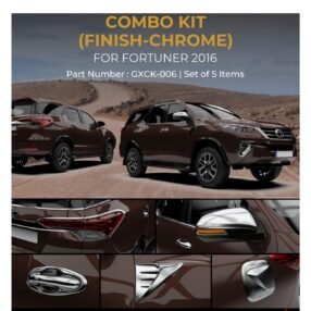 Toyota Fortuner Combo Kit - Chrome Finish