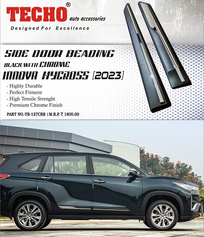 Innova Hycross Door Side Cladding Half Chrome