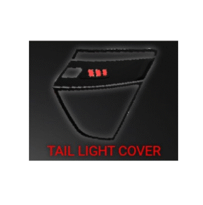 Hyundai Creta Tail Lamp Garnish 2020 Hybrid Black Finish