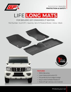 Mahindra Bolero - Life Long Mats 2011 Onwards