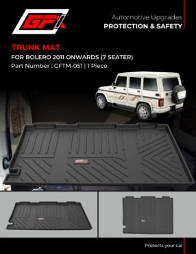 Mahindra Bolero - Trunk Mat - 2011 Onwards