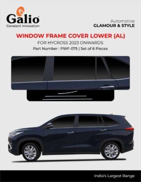 Window Frame Cover Lower For Toyota Hycross - Aluminium
