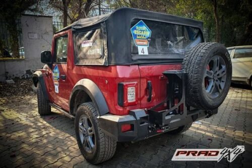 Rear Metal Bumper For Mahindra Thar - Model 2020 Onwards - Image 2