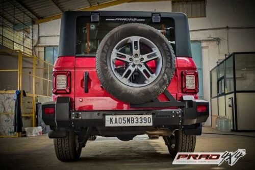 Rear Metal Bumper For Mahindra Thar - Model 2020 Onwards - Image 4