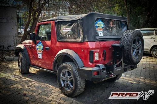 Rear Metal Bumper For Mahindra Thar - Model 2020 Onwards - Image 5