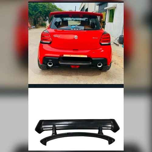 ABS Plastic Monster Spoiler For Maruti Suzuki Swift - Model 2018 Onwards