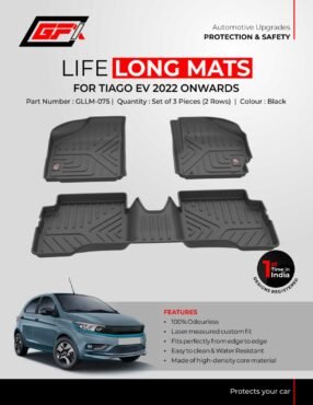 Car Floor Mats For Tata Tiago EV - Model 2022 Onwards
