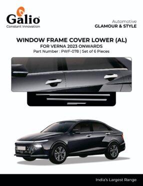 Window Frame Cover Lower For Hyundai Verna - Model 2023 Onwards