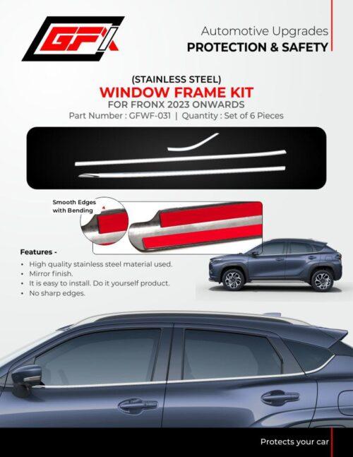Window Frame Kit For Maruti Suzuki Fronx - Model 2023 Onwards