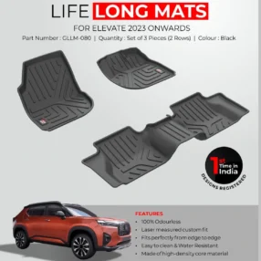 Car Floor Mat For Honda Elevate -Model 2023 Onwards