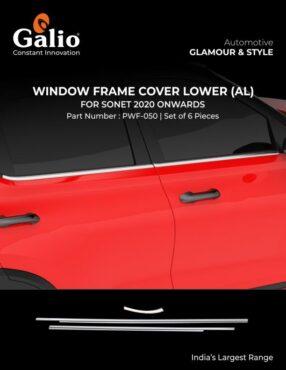 Window Frame Cover Lower For Kia Sonet - Model 2020 Onwards