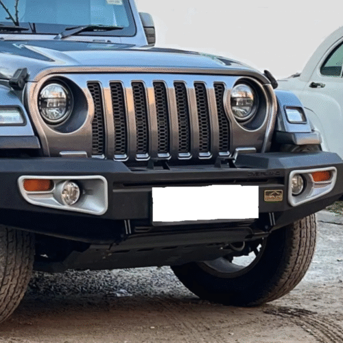 7 Slot Wrangler Style ABS Front Grill for New Mahindra Thar - Model 2020 Onwards - Image 2