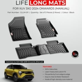 Life Long Mats For Mahindra XUV 3XO Model 2024 Onwards